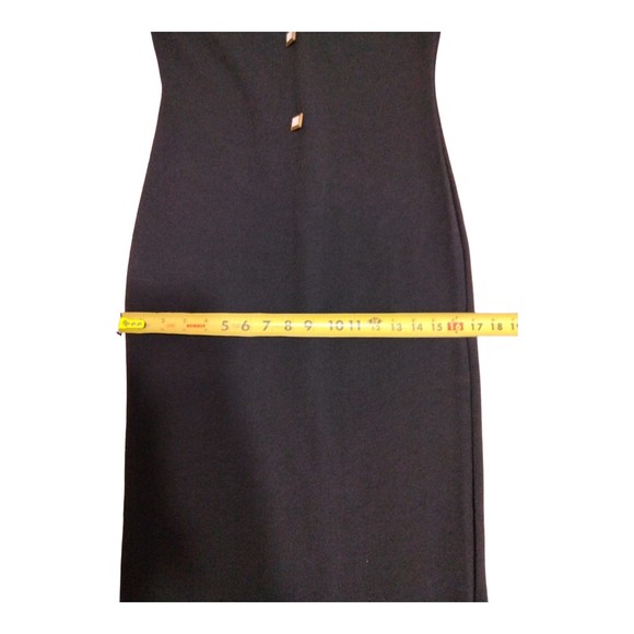 SHEIN Women's M Dress Black White Collar Wednesday  Adams Jury Halloween Gold - Picture 12 of 14